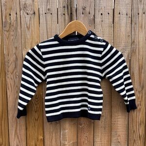 Armor Lux blue and White Striped Kids sailor Sweater